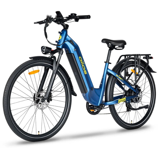 Vélo électrique, 750W, UL Certified, 48V20 Ah 750 W 29 po, 125 km Range, Hydraulic Brakes LED Lights Color Display, Glide Step Thru for Adults