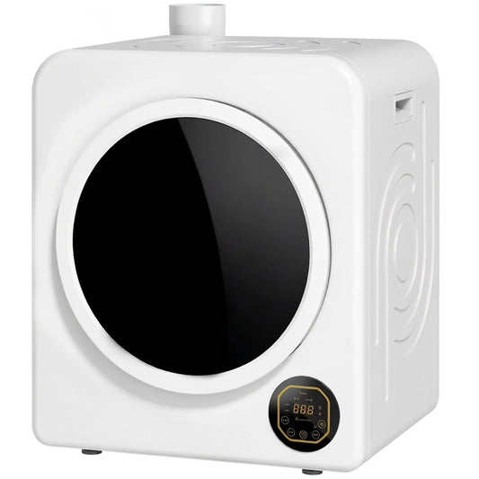 6 Modes de Séchage, Cuve en acier inoxydable 18 Lb, Blanc, Séchoir à Lessive, Séchoir à Vêtements