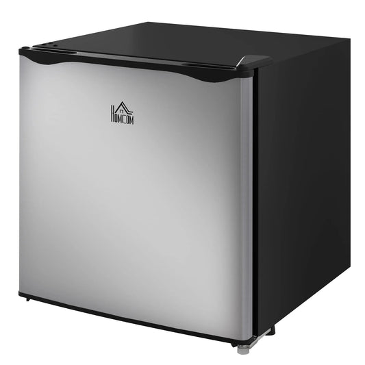 Congélateur, Mini de 1,1 pi3, Congélateur Vertical Compact, Tablette Amovible, Température Réglable, Argent, Porte Réversible