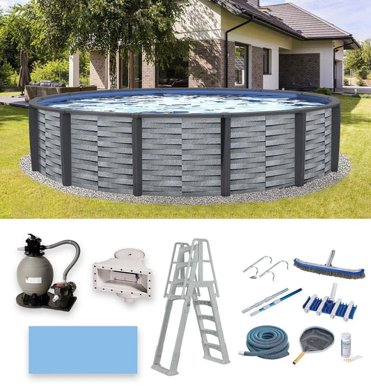 Piscine hors terre, 52 pouces de profondeur, ronde Affinity