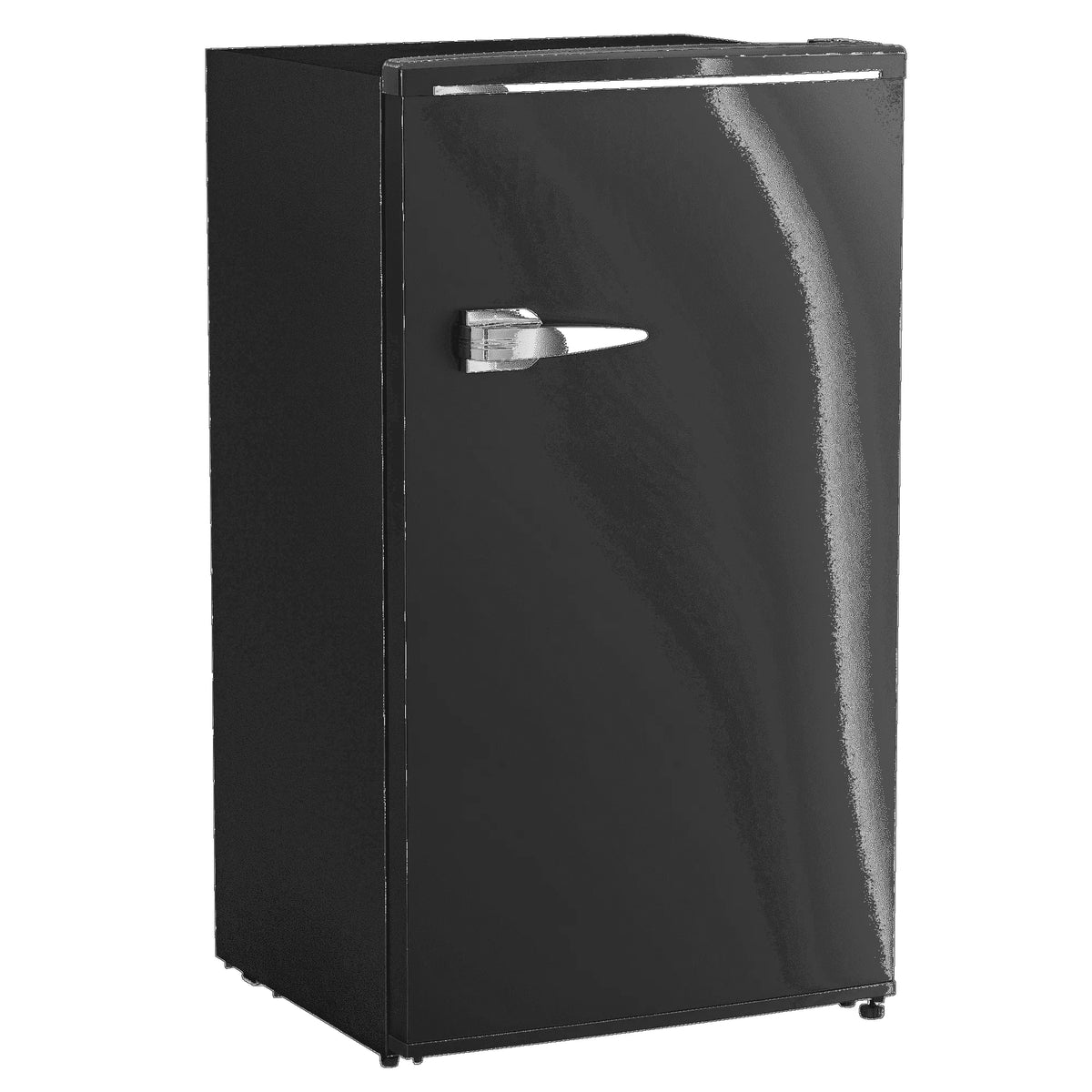 Mini réfrigérateur, réfrigérateur compact, Rétro de 3,1 Pi3 avec Thermostat Réglable, Noir